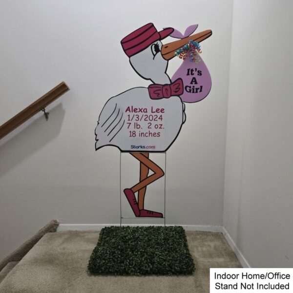 Indoor Home/Office Stand - Girl Stork