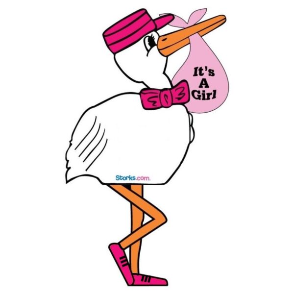 Girl Stork Sign