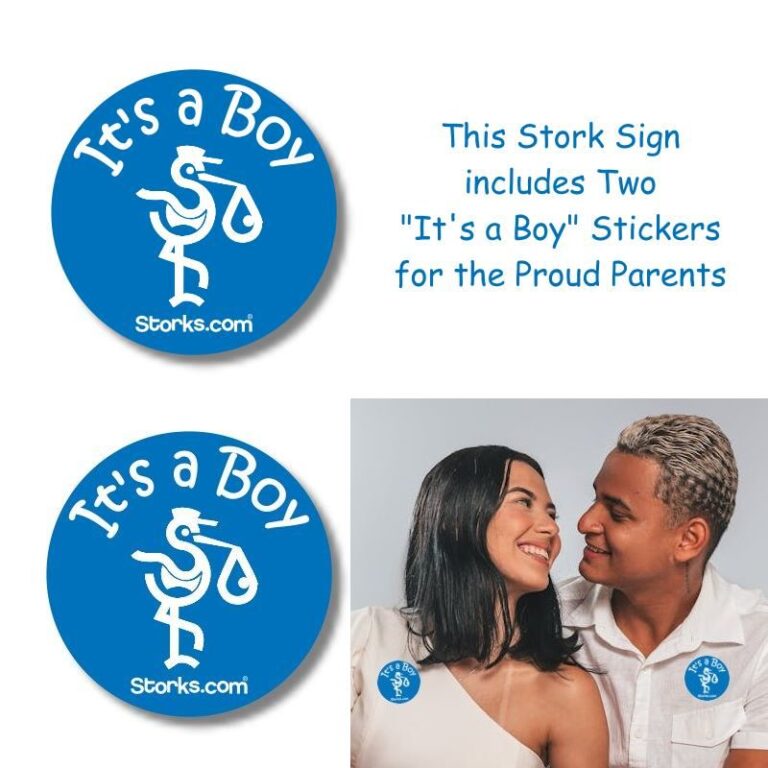 Stickers Parents of Baby Boy
