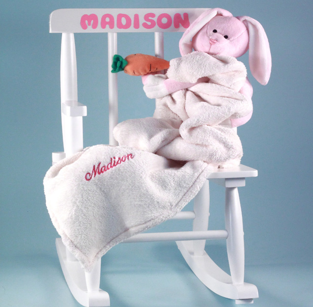 personalized baby rocking chair