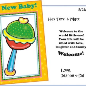 A New Baby! Welcome to the world little one Card