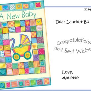 A New Baby – Congratulations and Best Wishes