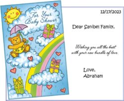 For Your Baby Shower… Wishing you all the best