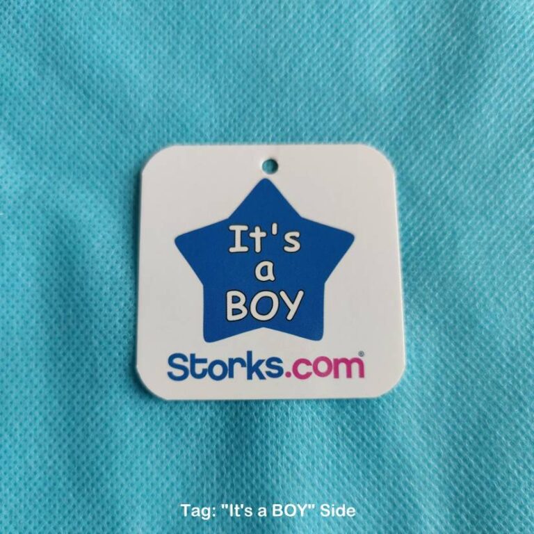 It's a BOY Hang Tag