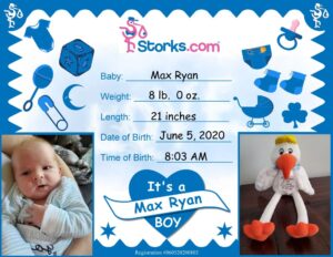 Certificate Keepsake Boy