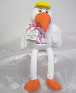 Ultimate Plush Stork Keepsake