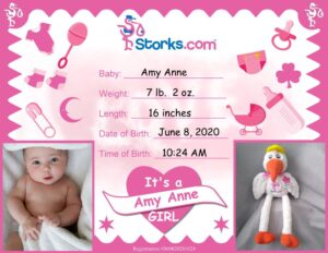 Certificate Keepsake Girl