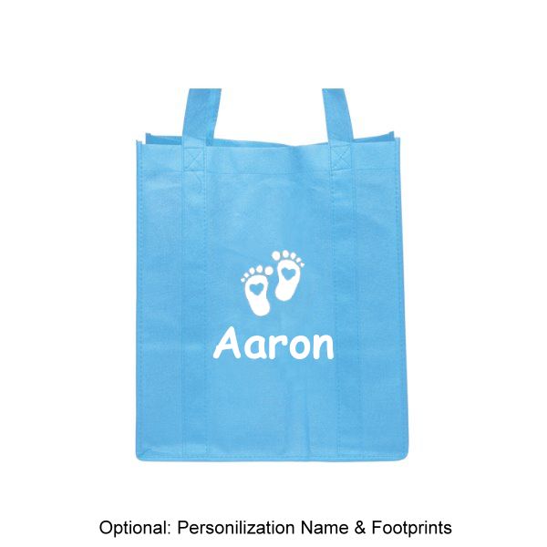 Blue Tote Bag Personalized