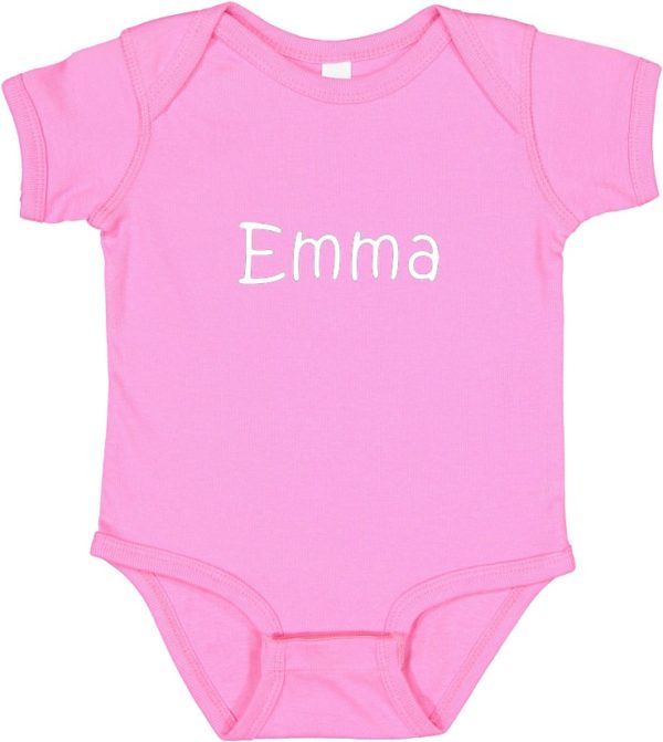 Personalized Bodysuit Pink