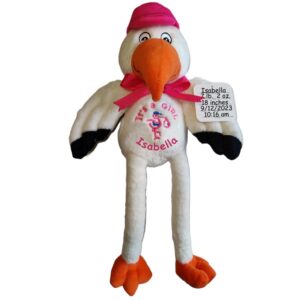 Plush Girl Stork