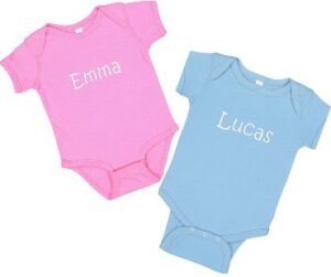 Personalized Embroidered Bodysuits