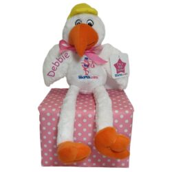 Personalized Plush Stork Keepsake for Big Sister