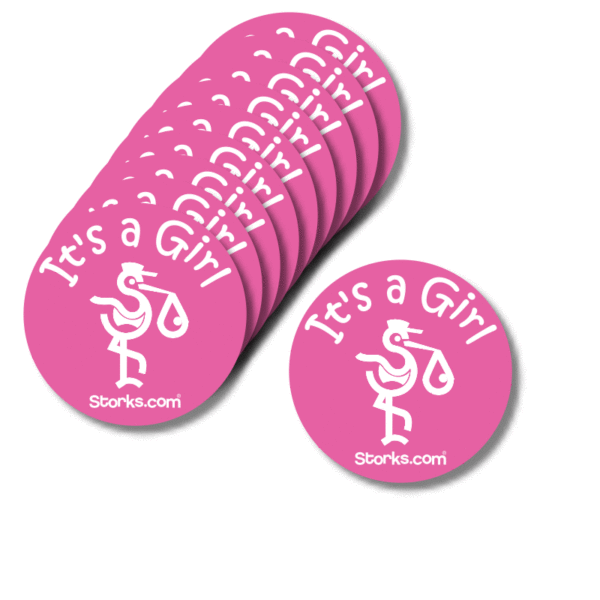 It's a Girl Stickers