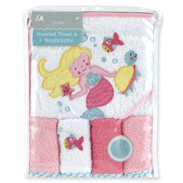 Hooded Towel Set for Girls