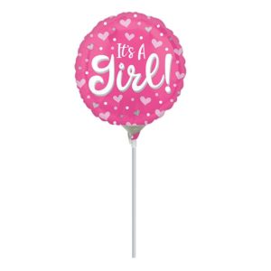 It's a Girl 4 inch Balloon
