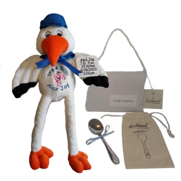 Stork Heirloomed Gift for Boys