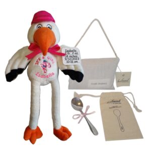 Stork Heirloomed Gift for Girls