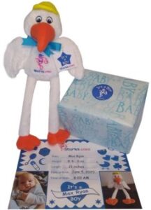 Boy Stork Certificate Gift Box