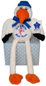 Plush Stork for Boys