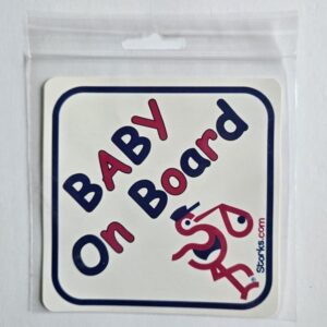 Baby On Board 6125 Decal Front Retail