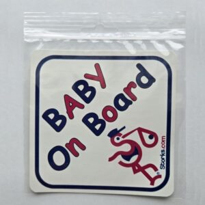Baby On Board 6125 Decal Front Retail