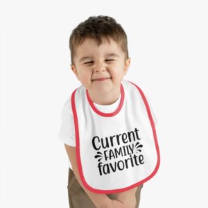 Current Family Favorite Contrast Trim Bib - Image 12