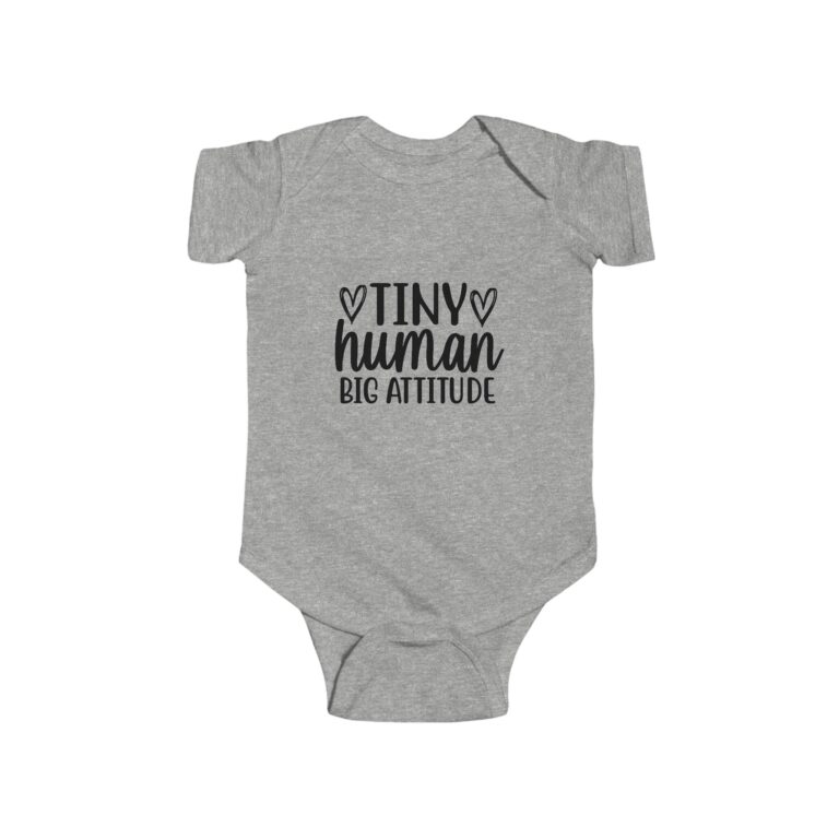 Tiny Human Big Attitude Infant Bodysuit - Image 3