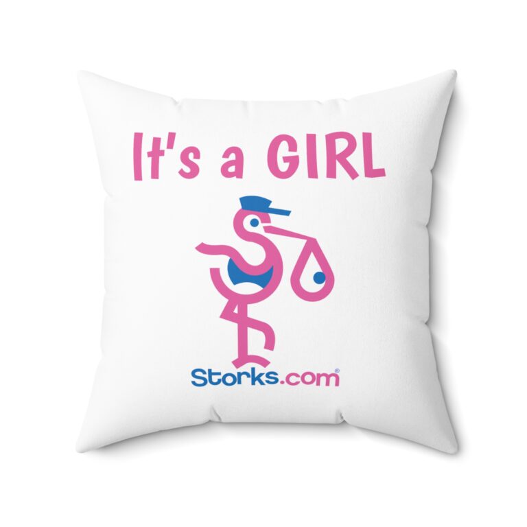 Personalized Baby Girl Birth Stats Pillow - Image 11
