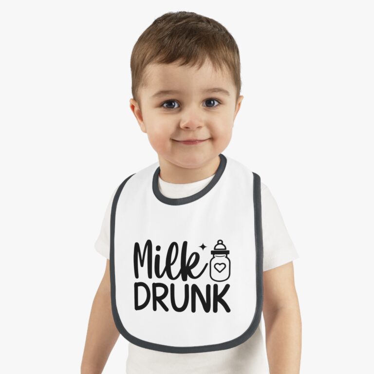 Milk Drunk Contrast Trim Bib - Image 2