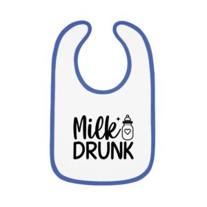 Milk Drunk Blue Bib