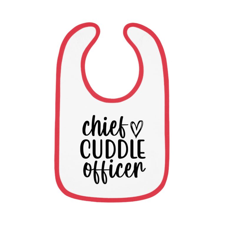 Chief Cuddle Officer Contrast Trim Bib - Image 10