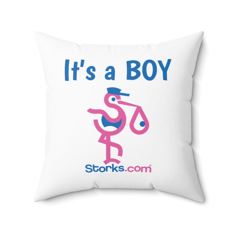 Personalized Baby Boy Birth Stats Pillow - Image 11