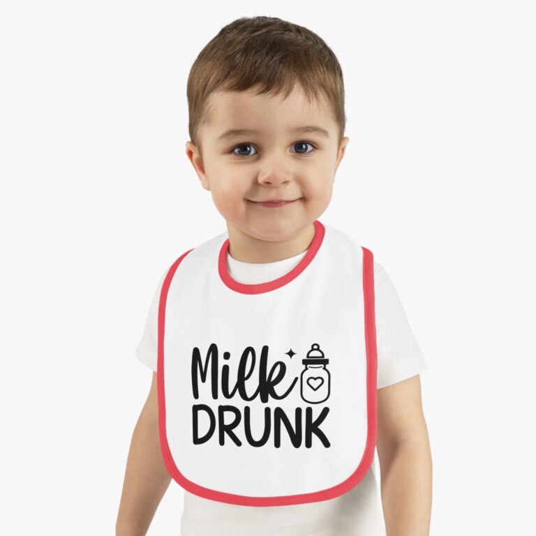 Milk Drunk Contrast Trim Bib - Image 11