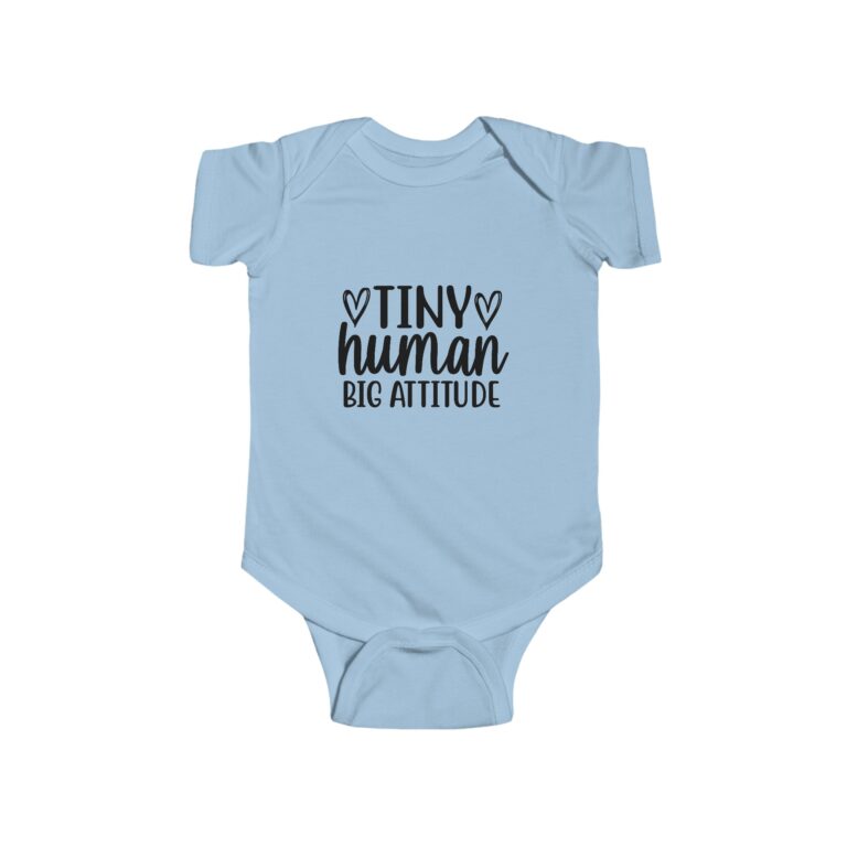 Tiny Human Big Attitude Infant Bodysuit - Image 7