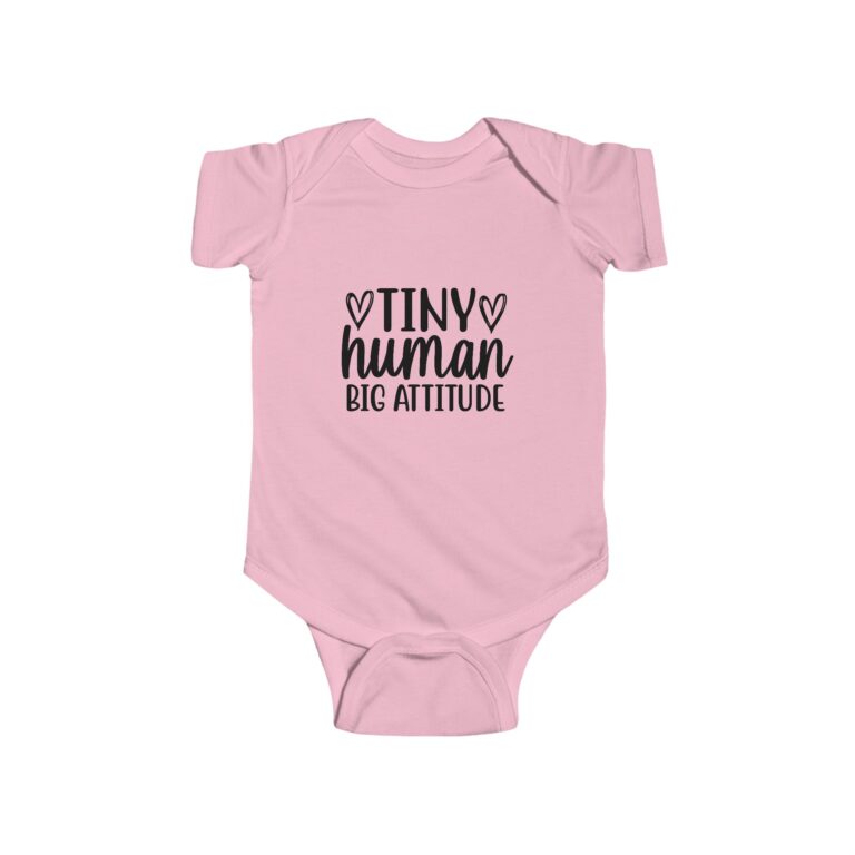 Tiny Human Big Attitude Infant Bodysuit - Image 9