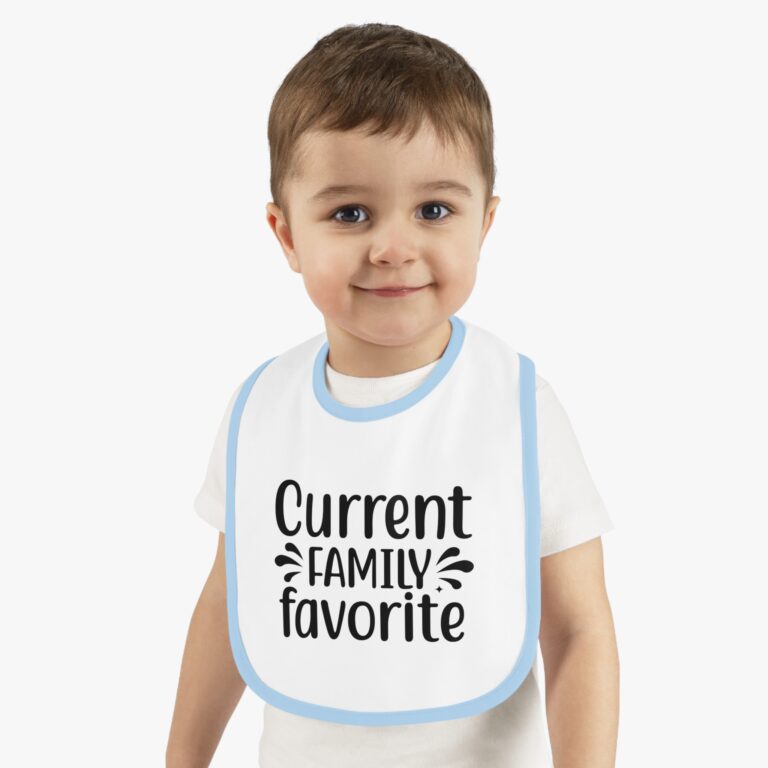 Current Family Favorite Contrast Trim Bib - Image 5
