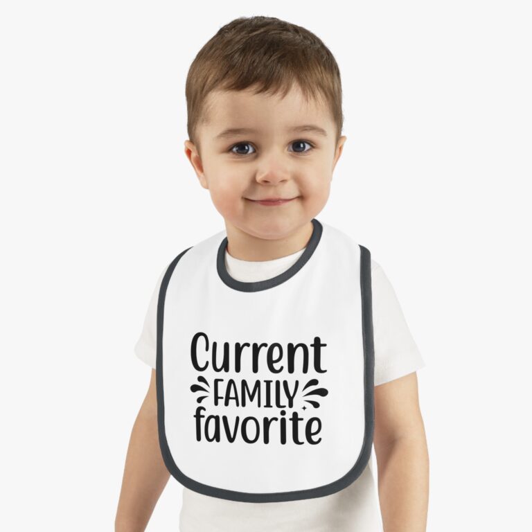 Current Family Favorite Contrast Trim Bib - Image 2