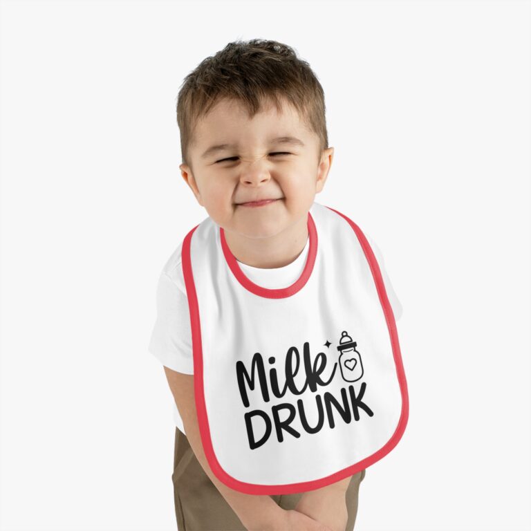 Milk Drunk Contrast Trim Bib - Image 12