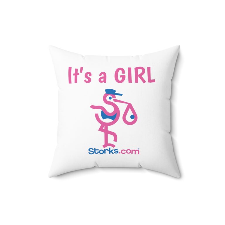 Personalized Baby Girl Birth Stats Pillow - Image 5