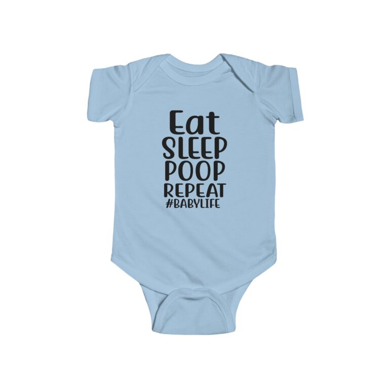 Eat Sleep Poop Repeat Infant Bodysuit - Image 2