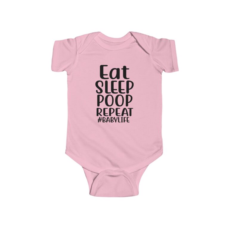 Eat Sleep Poop Repeat Infant Bodysuit - Image 6