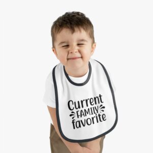 Current Family Favorite Contrast Trim Bib - Image 3