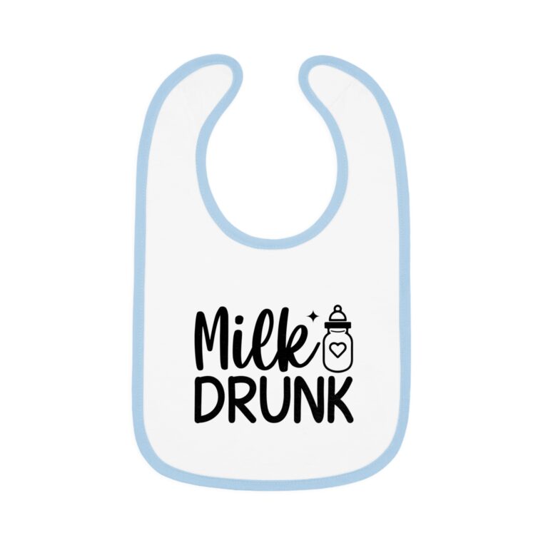 Milk Drunk Contrast Trim Bib - Image 4