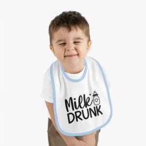 Milk Drunk Contrast Trim Bib - Image 6