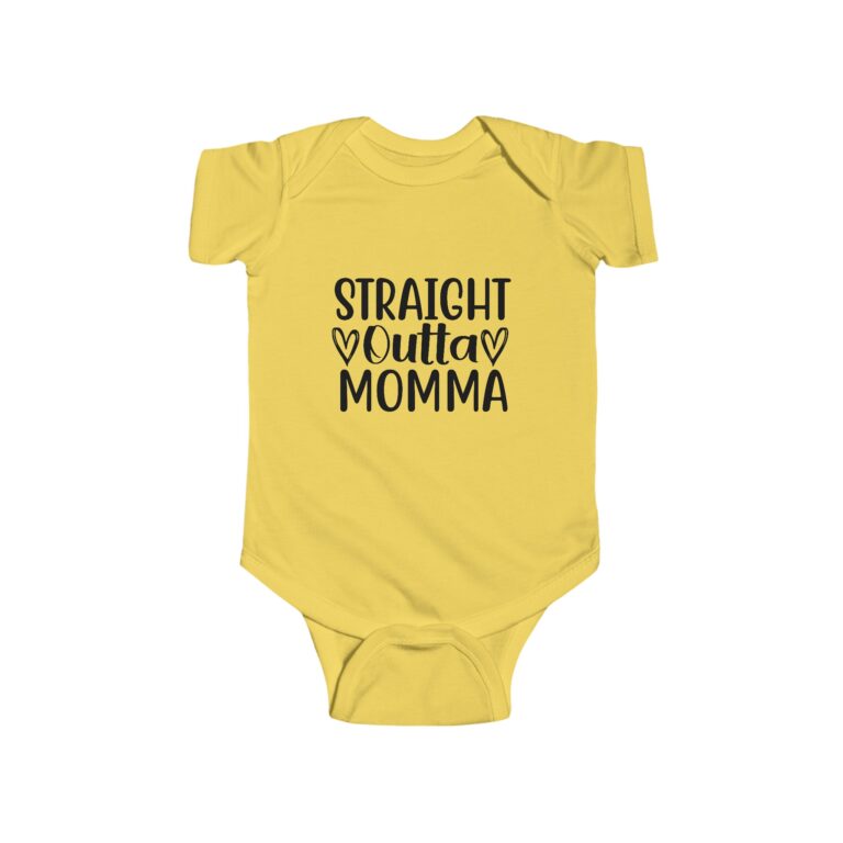 Straight Outta Mamma Infant Bodysuit - Image 3