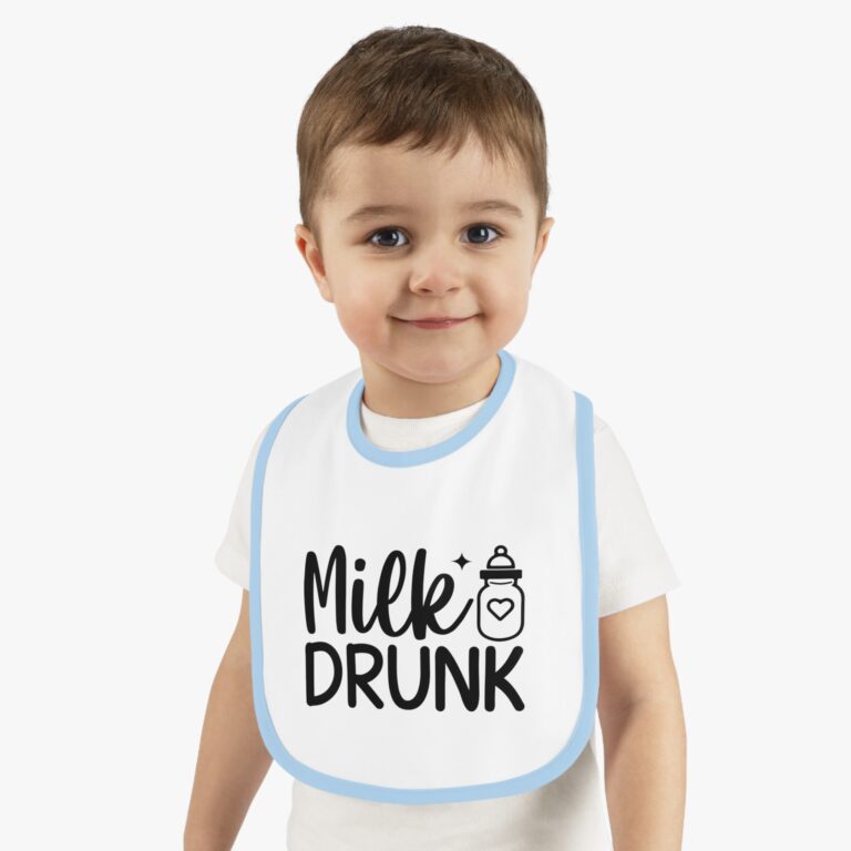 Milk Drunk Contrast Trim Bib - Image 5