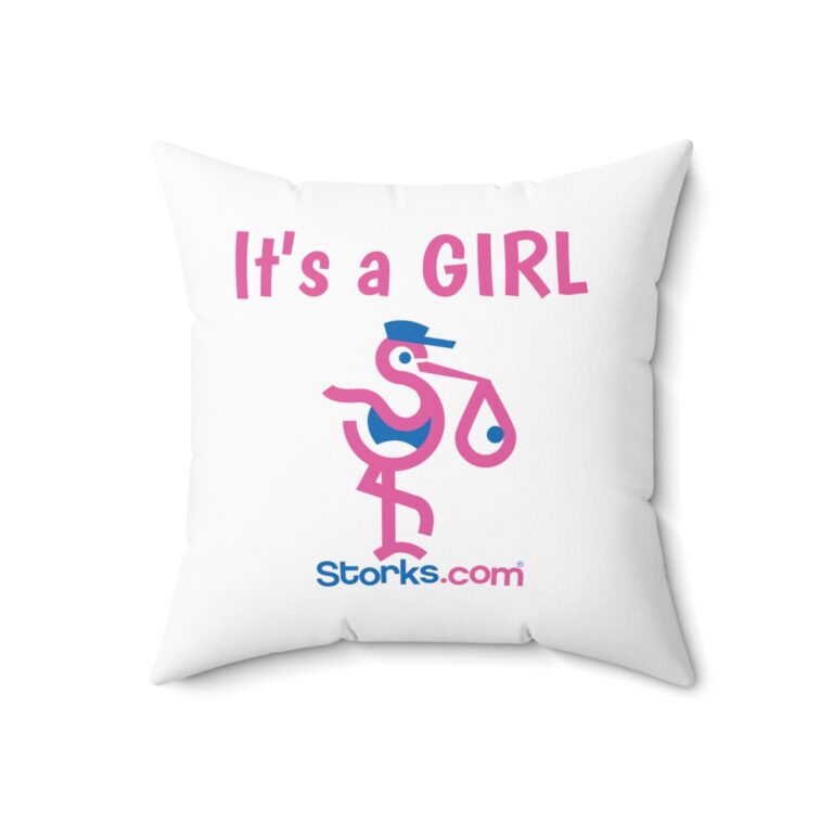 Personalized Baby Girl Birth Stats Pillow - Image 8