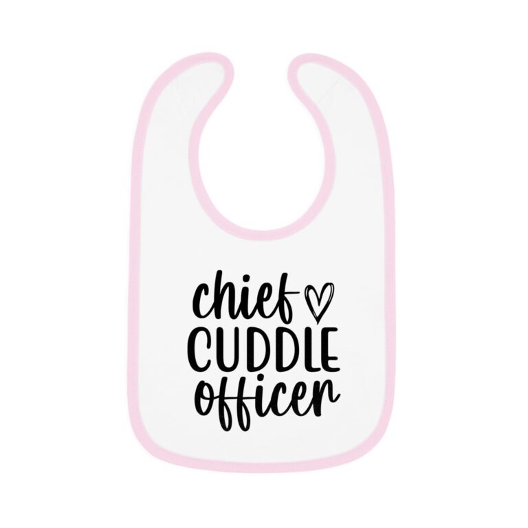 Chief Cuddle Officer Contrast Trim Bib - Image 7