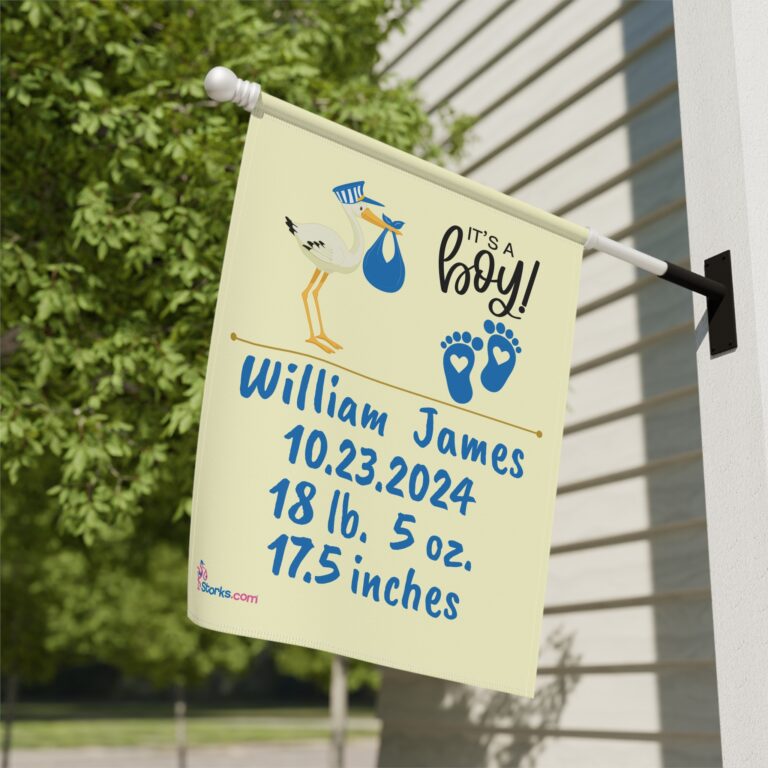 It's a Boy Welcome Banner - Personalized - Image 6