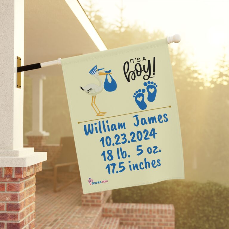 It's a Boy Welcome Banner - Personalized - Image 5